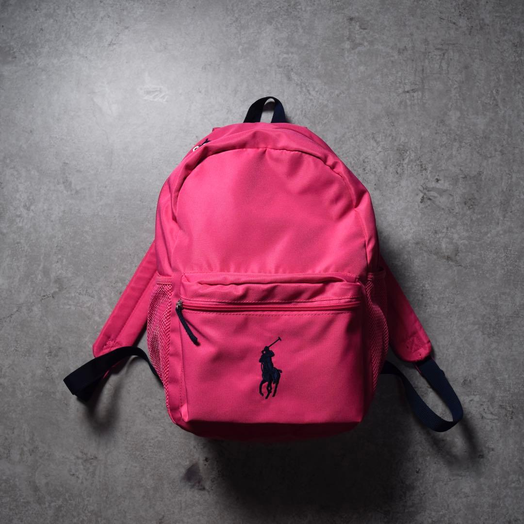 archive ギャル POLO バックパック ピンク ビッグポニー y2k