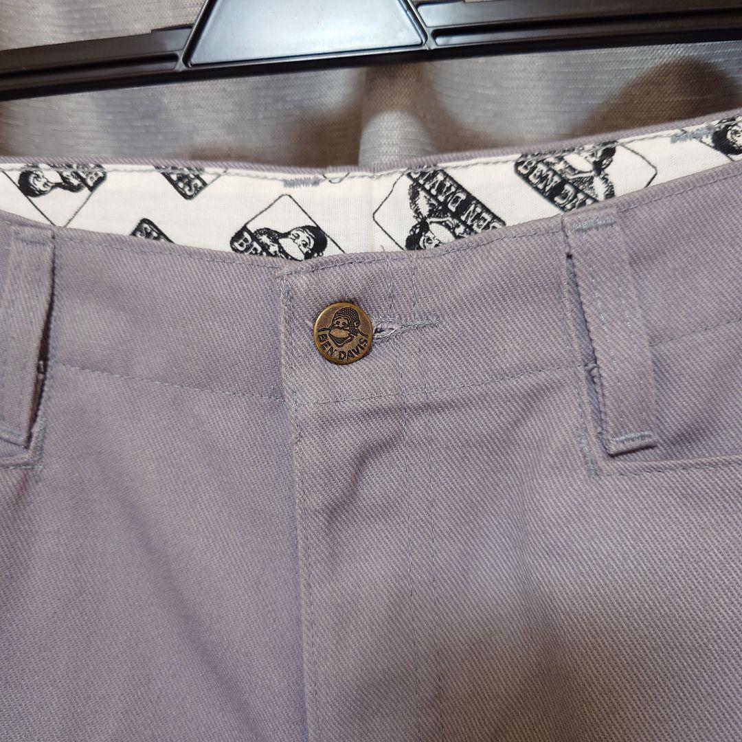 廃盤BEN DAVIS ゴリラカット ワイドパンツ サイズ32 グレー