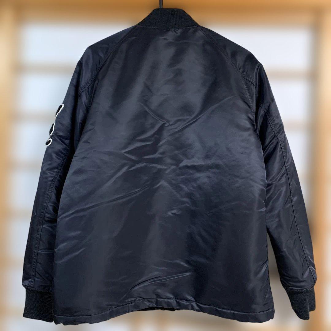 CRIMIE クライミージャケット　 スタジャン　刺繍ワッペン　ネイビー