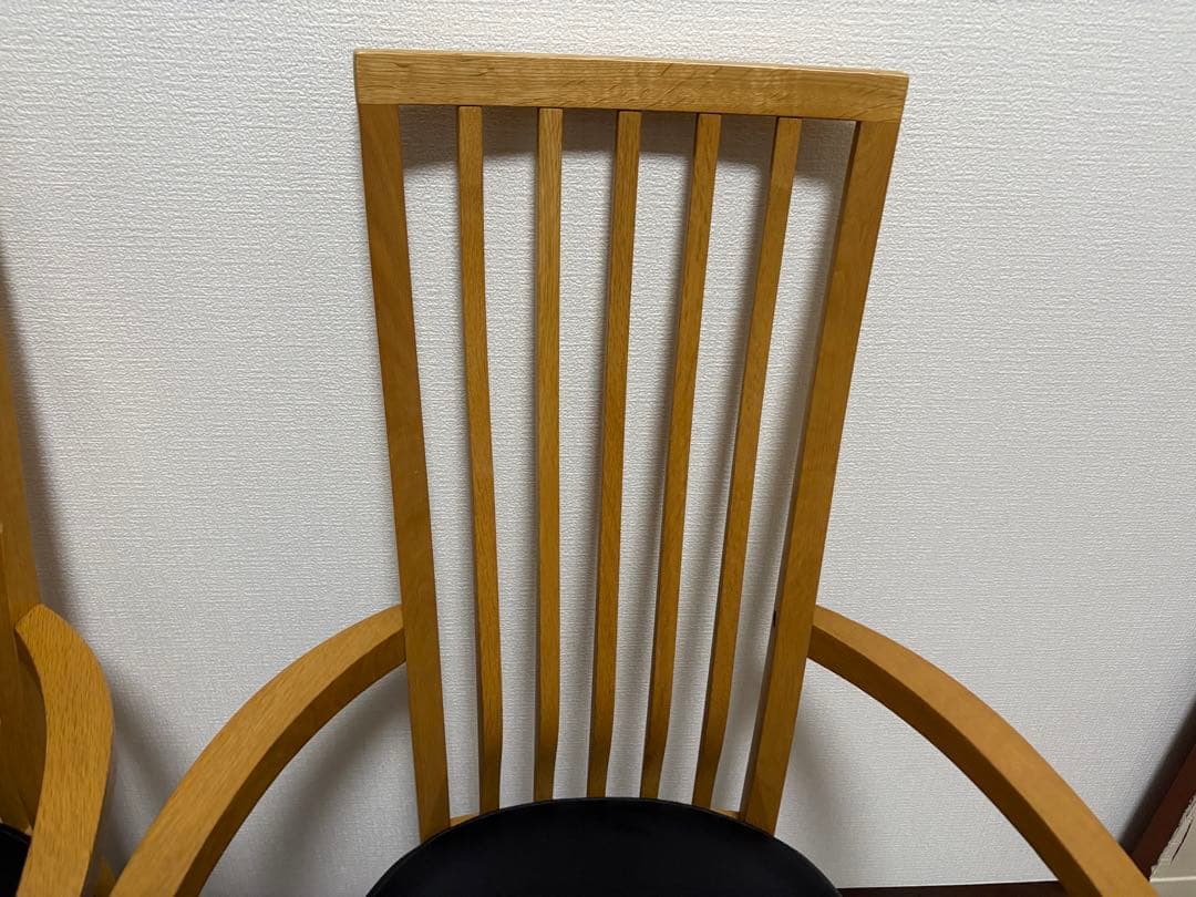 カリモク Chitano ダイニングチェア 肘付き 2脚セット　肘つき