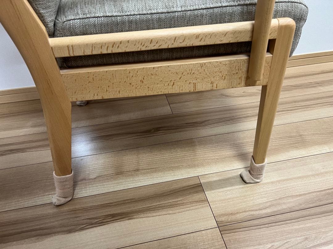 【中古】ニトリ ダイニングチェア NコレクションC-27M肘/DC 1脚1個口②