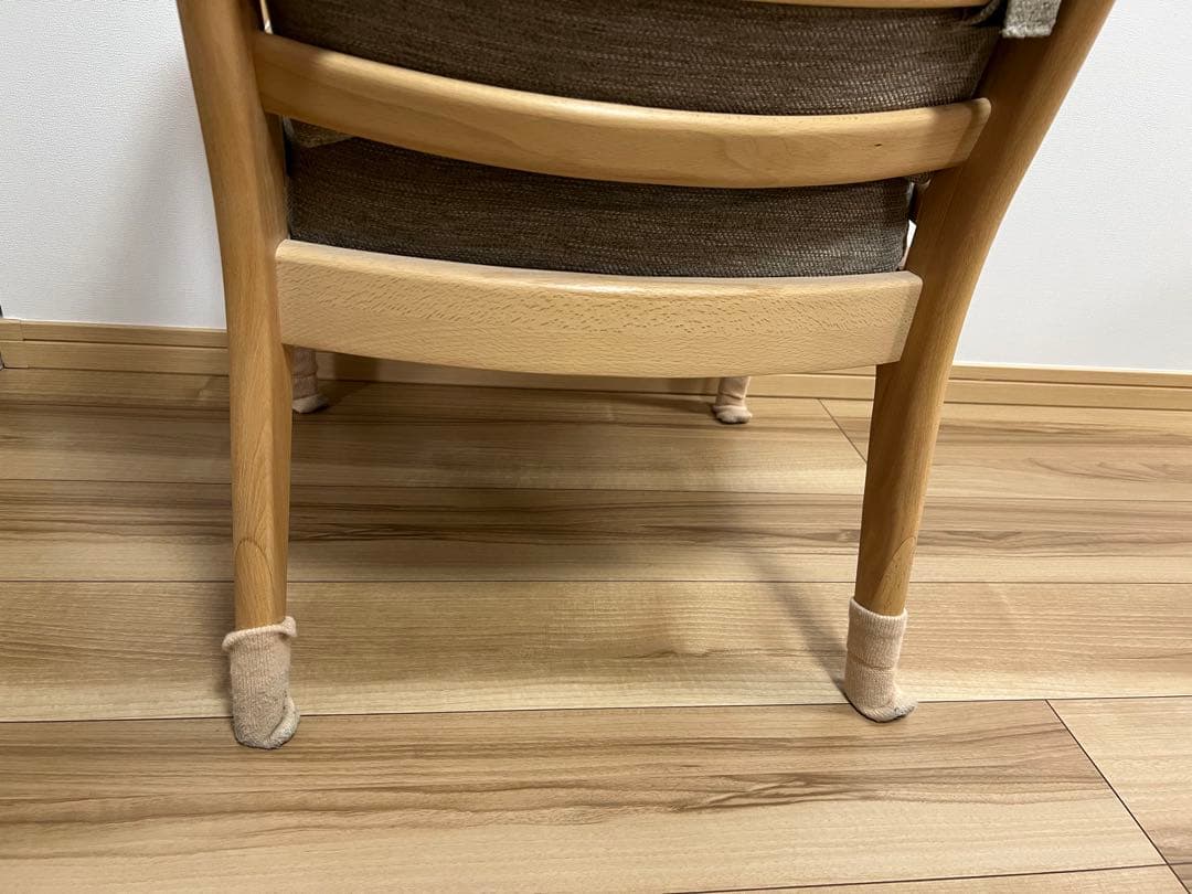 【中古】ニトリ ダイニングチェア NコレクションC-27M肘/DC 1脚1個口②