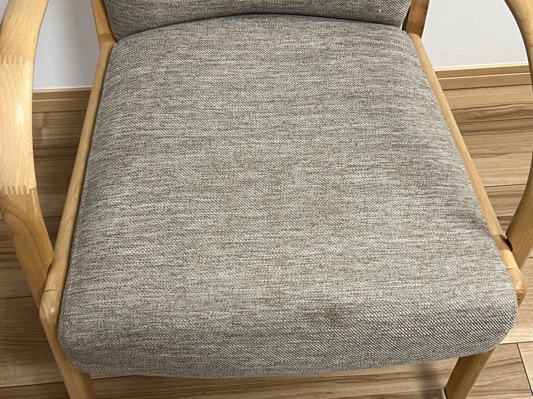 【中古】ニトリ ダイニングチェア NコレクションC-27M肘/DC 1脚1個口②