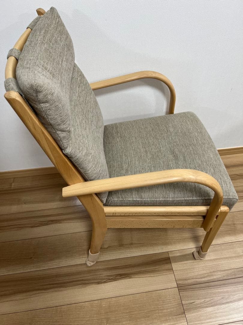 【中古】ニトリ ダイニングチェア NコレクションC-27M肘/DC 1脚1個口②