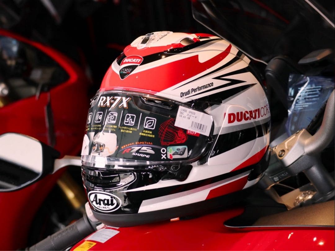 送料無料【希少】Arai×Ducati Corse Speed (L)size