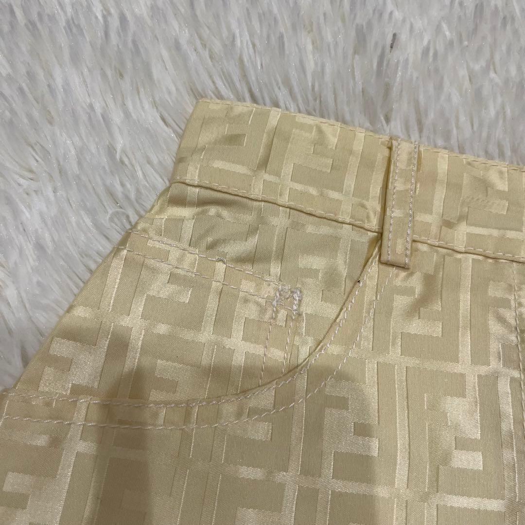 FENDI フェンディ ズッカ柄 ロゴ ナイロン スカート