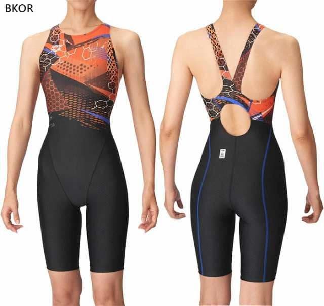 ⑦ BKOR 競泳用水着 赤・黒 ハイネック 残り1枚