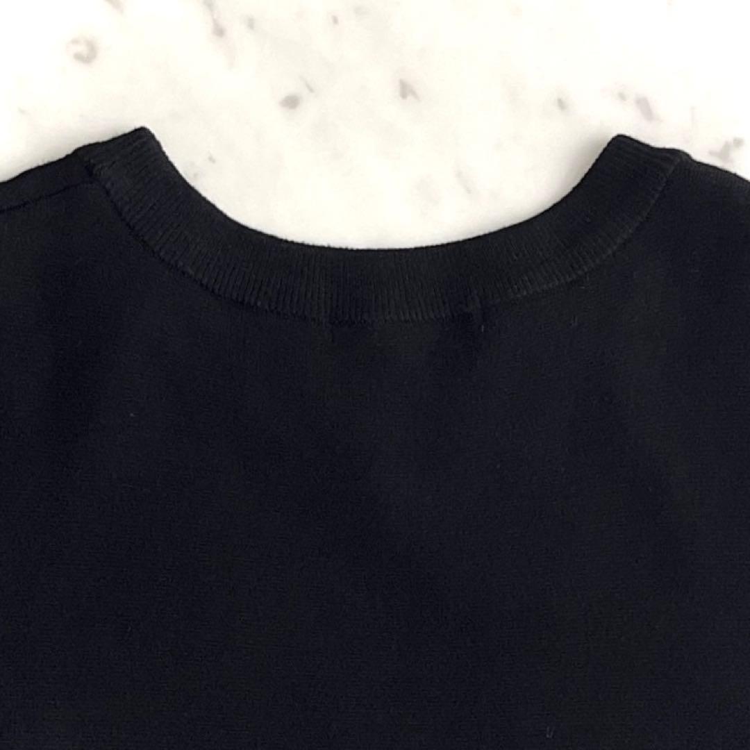 UN3D. アンスリード ロングワンピース ニットワンピース ブラック 黒 F