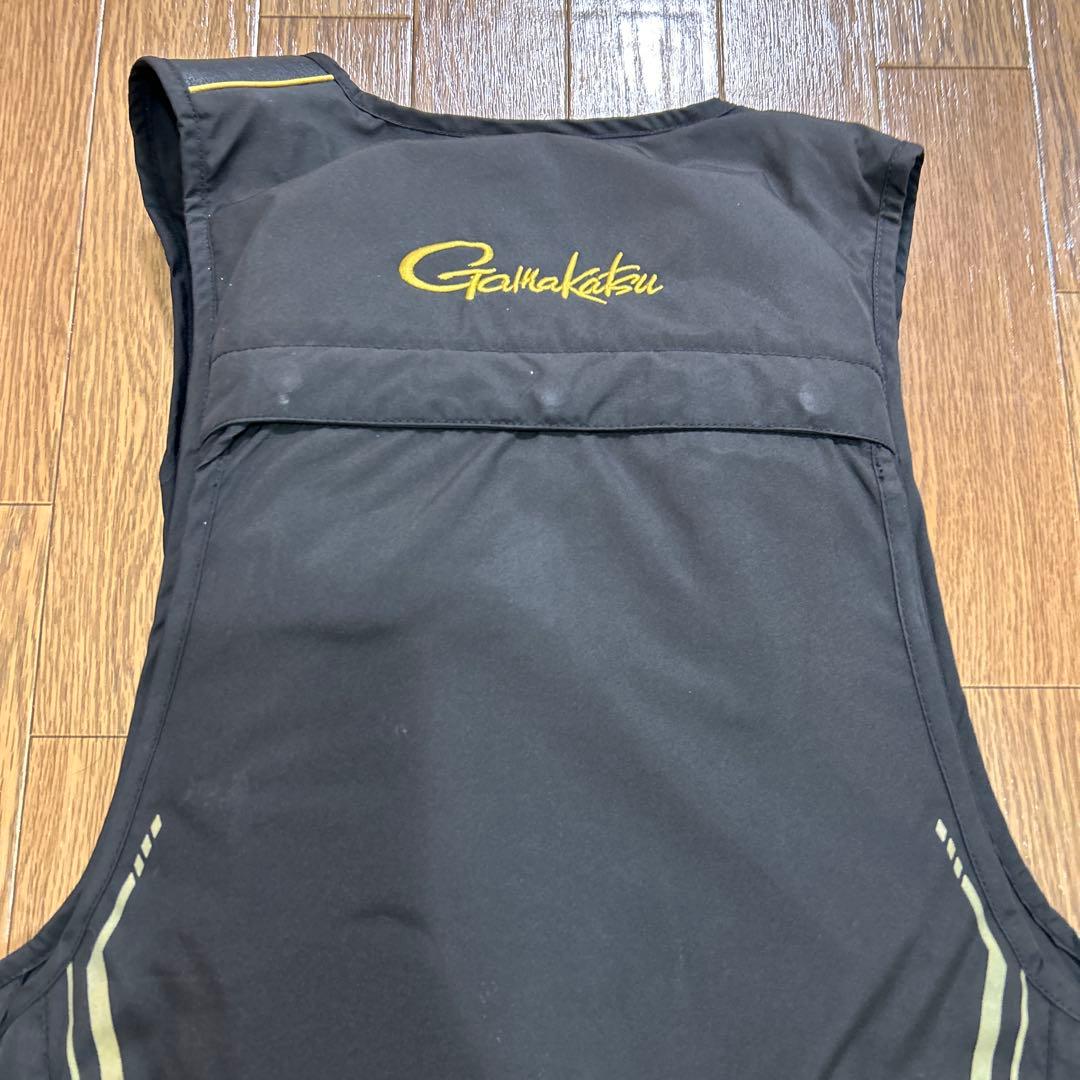 Gamakatsu フィッシングベスト 黒金