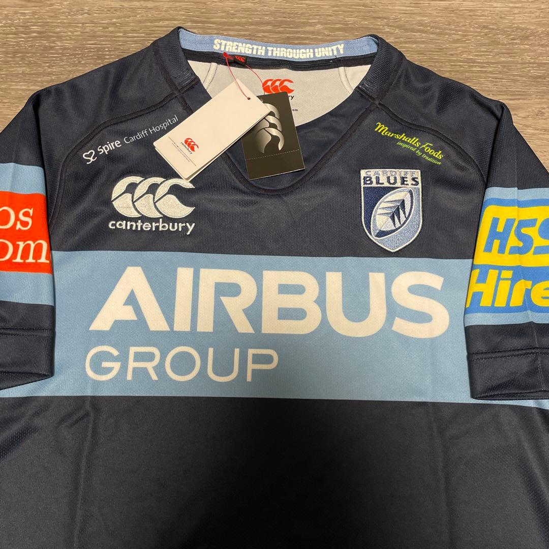デッドストック canterbury CARDIFF BLUES Jersey2