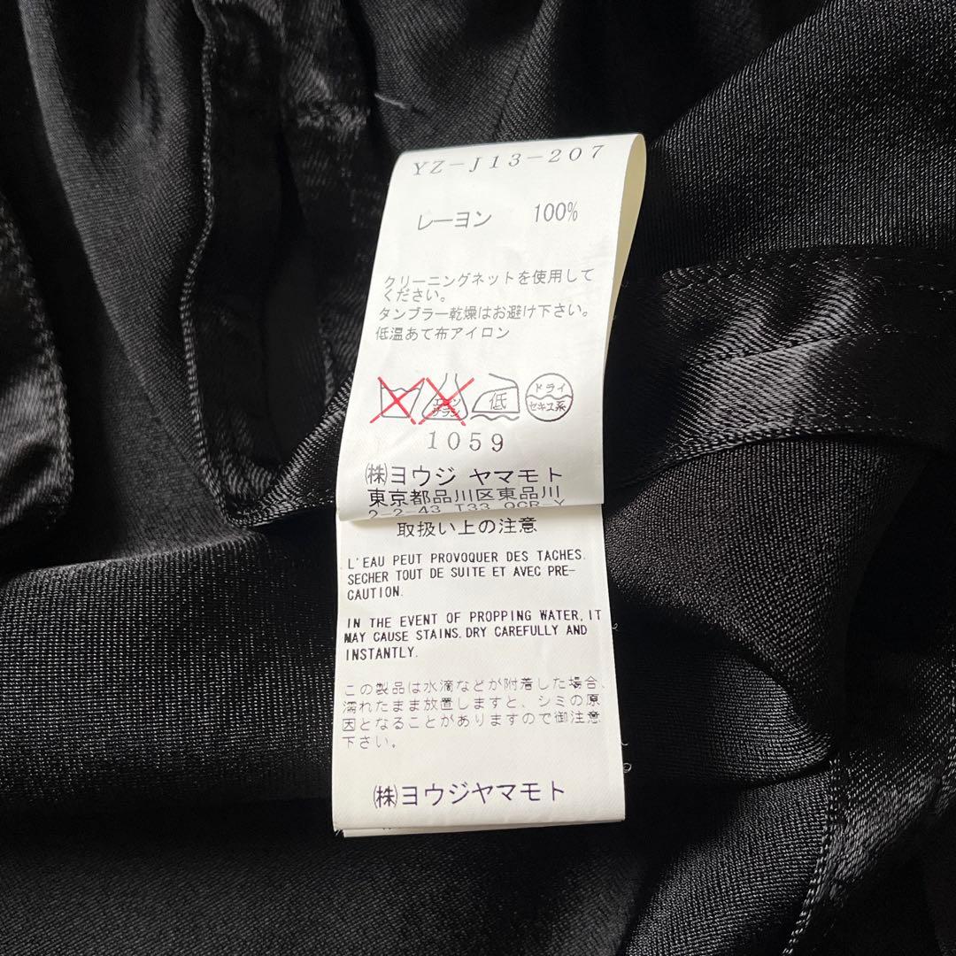 2009AW Y’s ジャケット　レーヨン　ブラック　YZ-J12-207