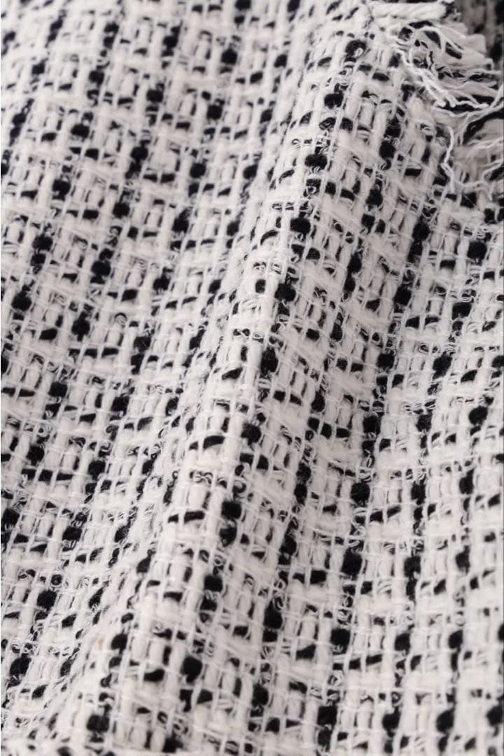 ピンキーアンドダイアン◆ツイードセットアップジャケット モノトーン 38