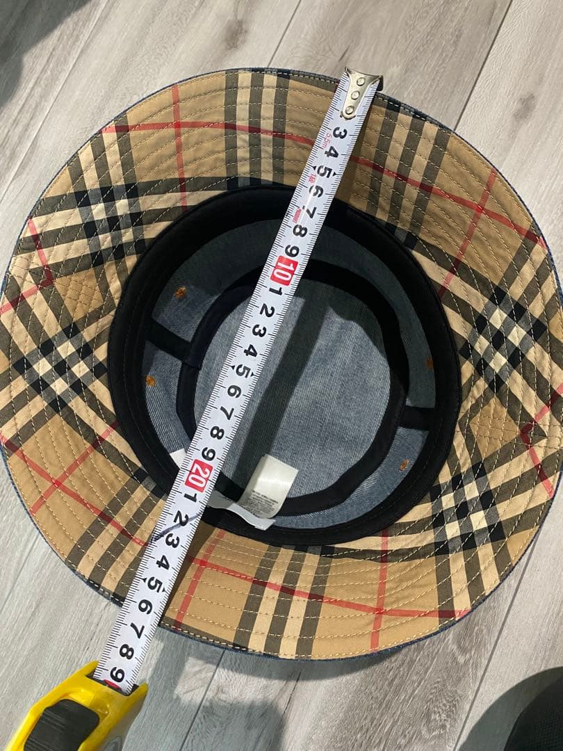 BURBERRY デニム バケットハット