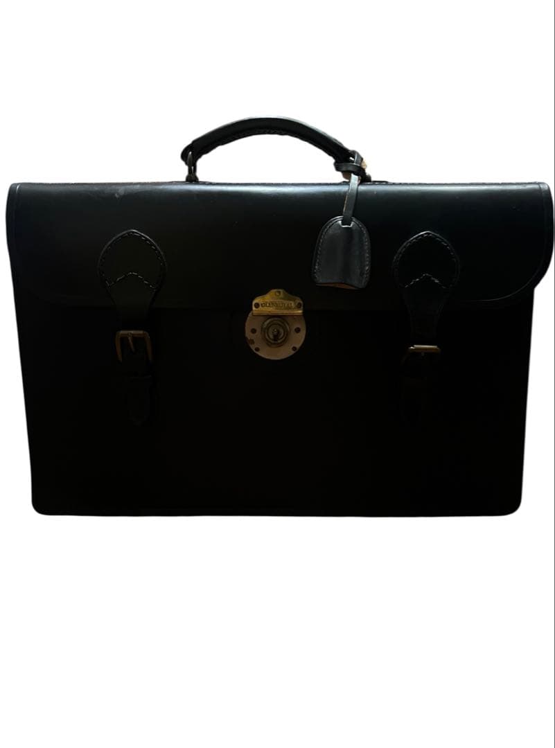 グレンロイヤル　GLEN ブリーフケース　ブラック　レザー　本革