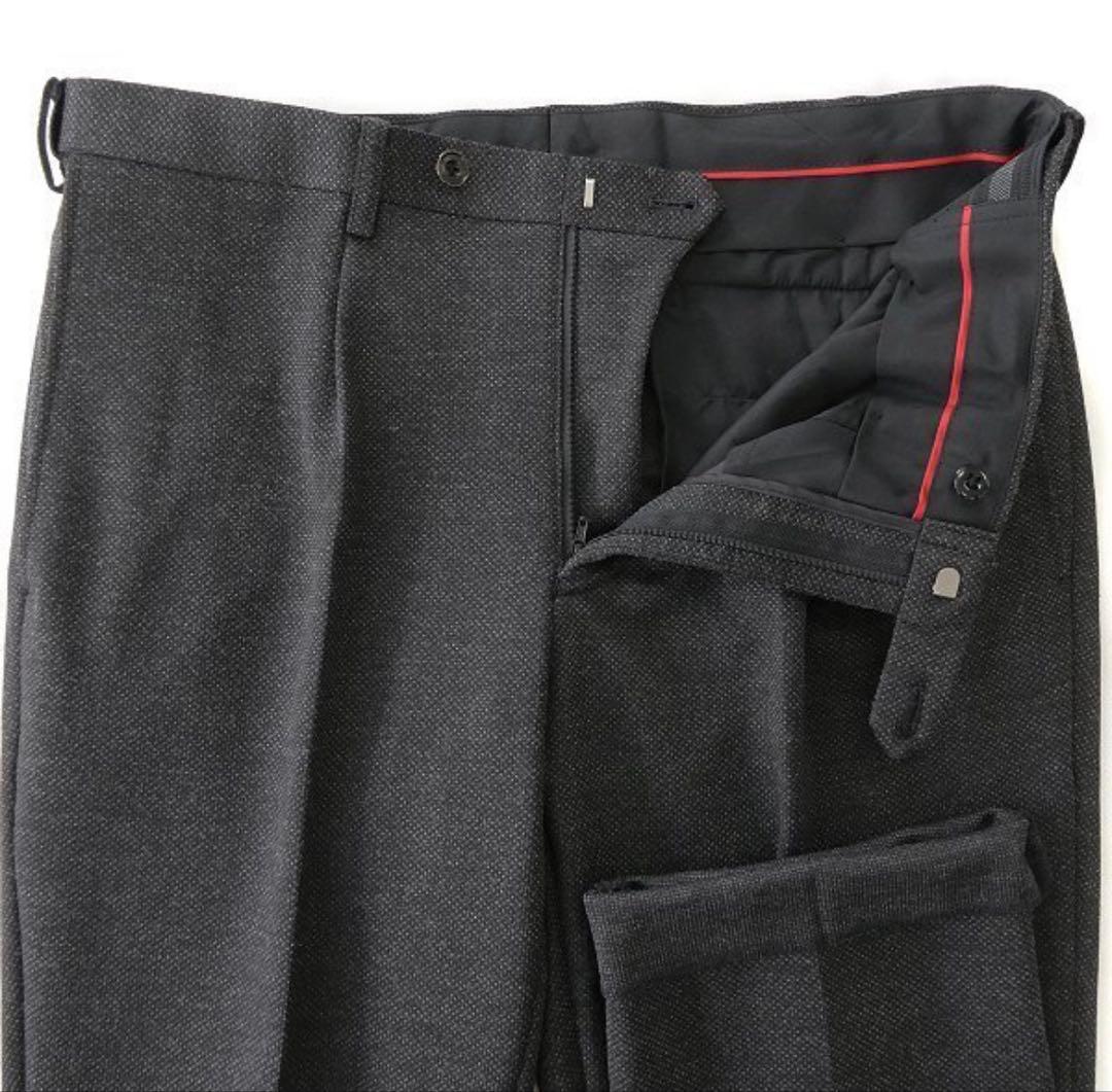 【新品】FICCE SPORTS 尾州 ジャージー Y6 黒灰 セットアップ