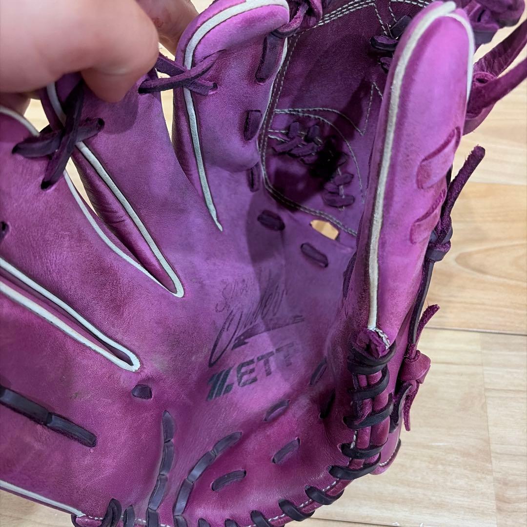 ZEET硬式グローブ パープル