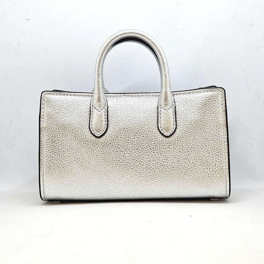 マイケルコース ショルダーバック ハンドバッグ シルバー スモール