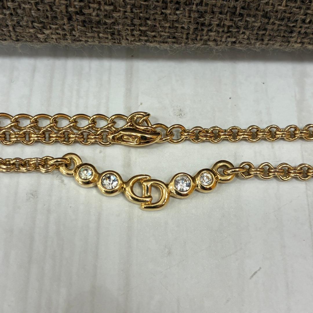 ◇クリスチャンディオール ロゴネックレス/マリオヴァレンチノネックレス　2点