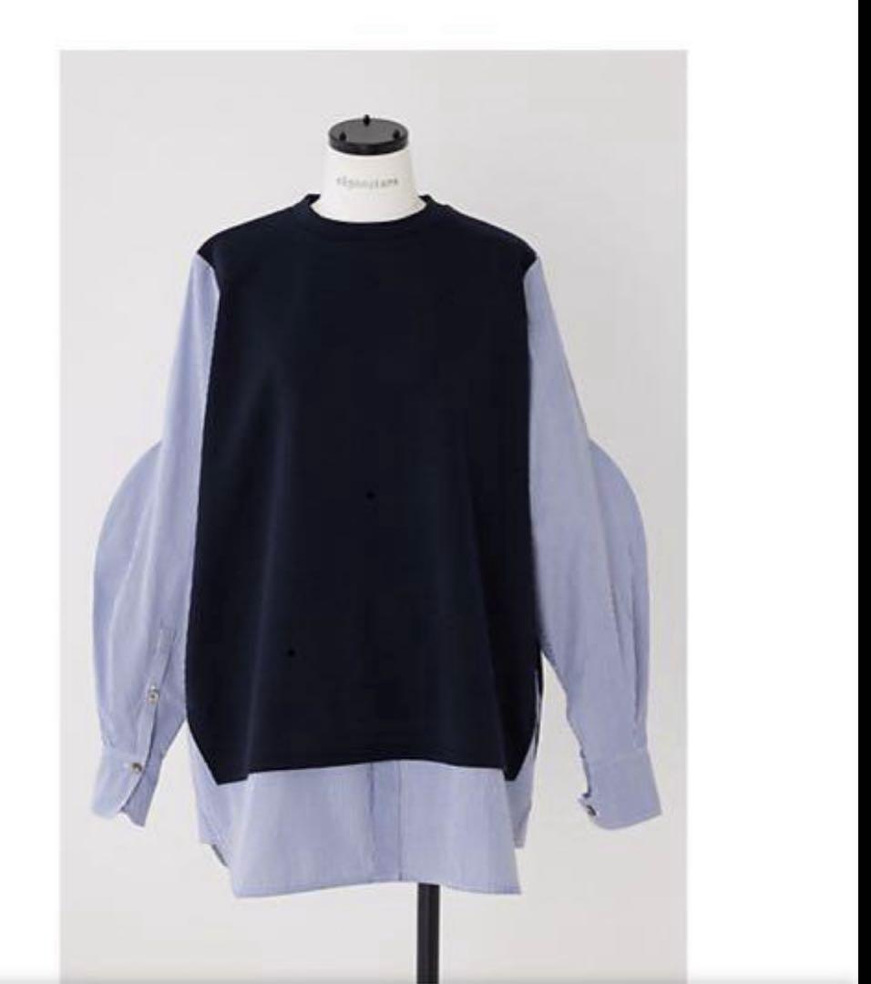 nagonstans シャツスリーブプルオーバー