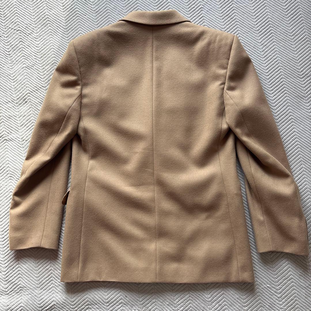 豚桜テーラードXL ダブルブレスト　ホースロゴ　ベージュ