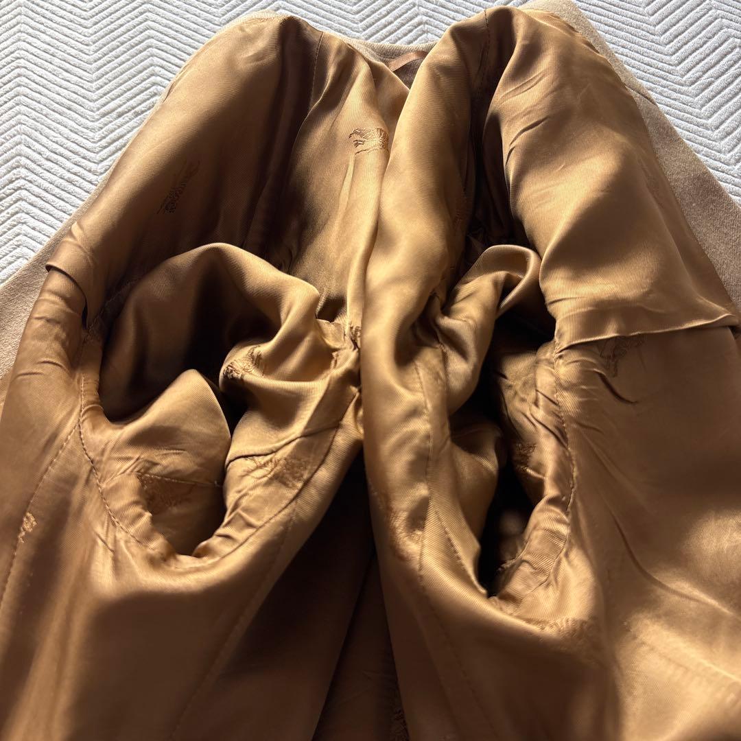 豚桜テーラードXL ダブルブレスト　ホースロゴ　ベージュ