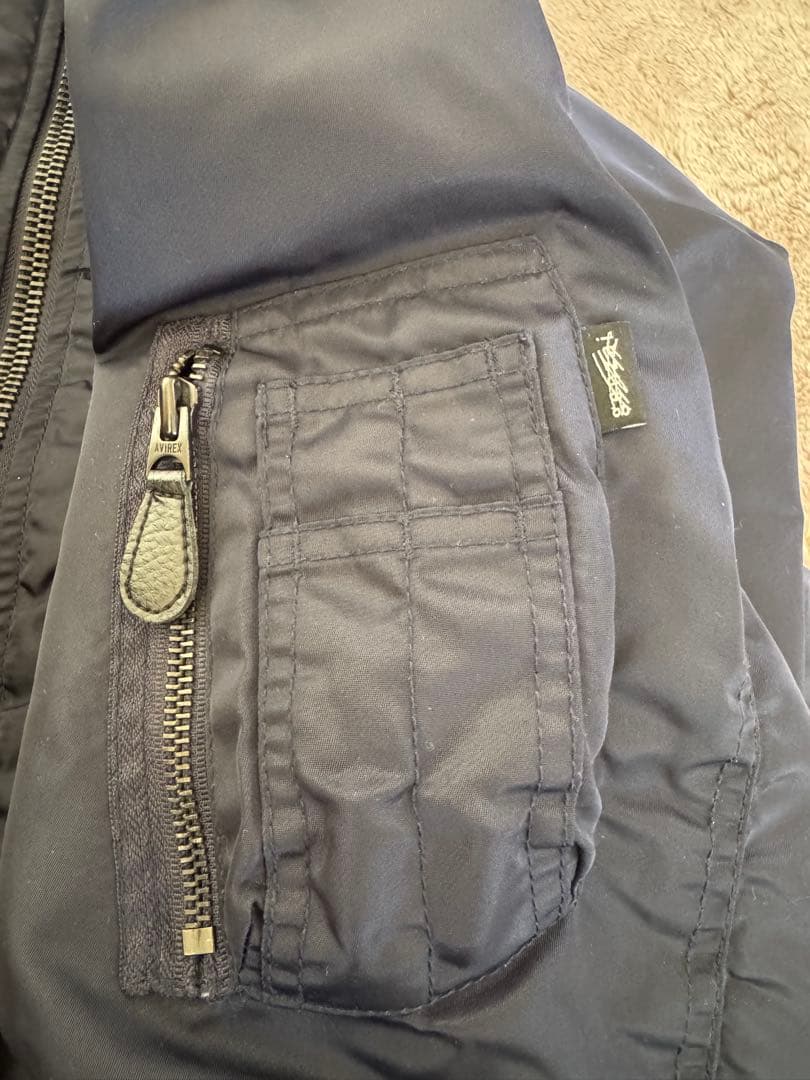 ネイビー MA-1 フライトジャケット AVIREX genzai限定MA-1