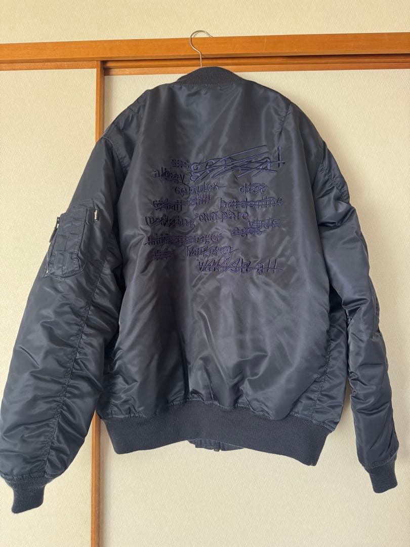 ネイビー MA-1 フライトジャケット AVIREX genzai限定MA-1