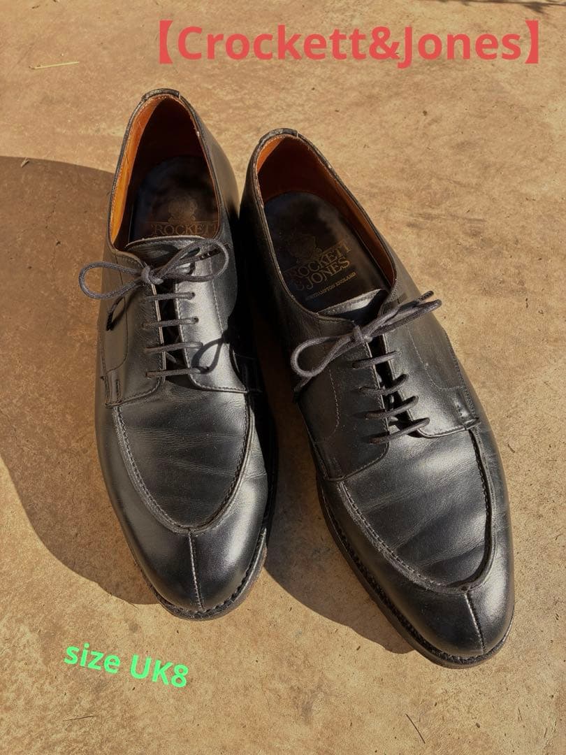 クロケット＆ジョーンズ【Crockett&Jones】 Uチップ　sizeUK8
