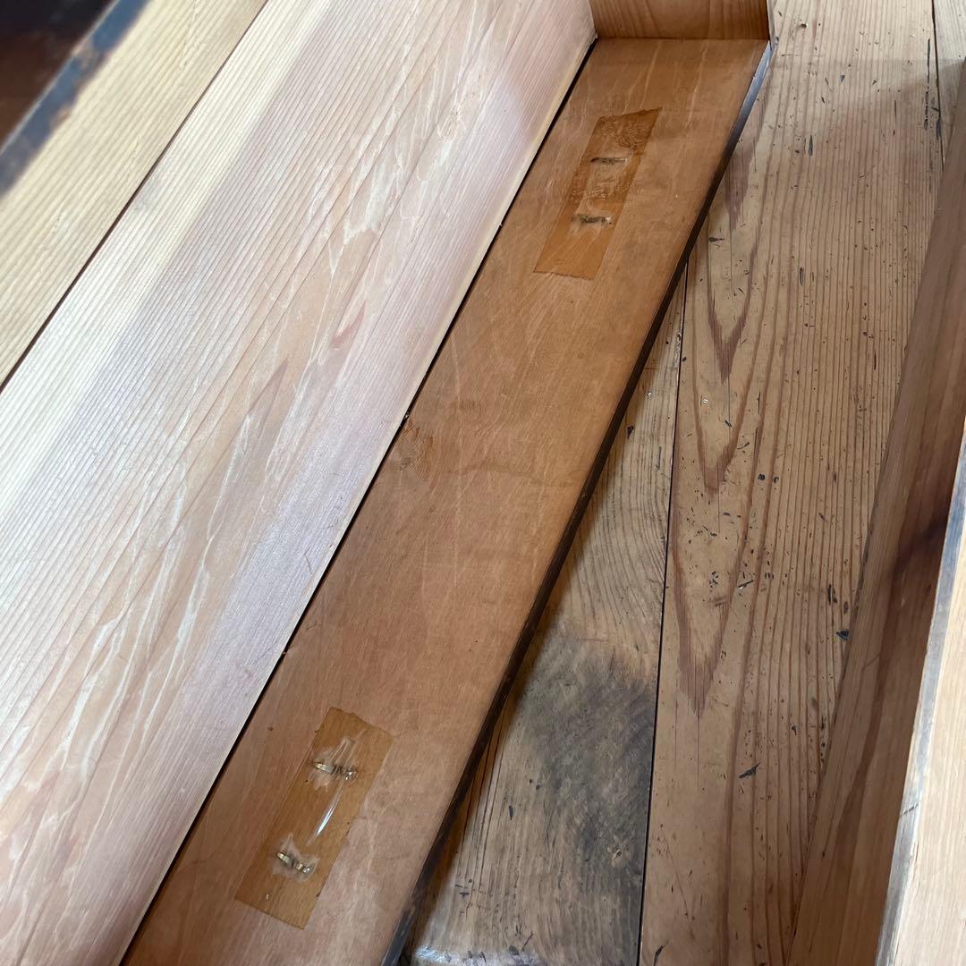 アンティーク チェスト 箪笥 ローボード テレビ台 昭和レトロ 3段 無垢材