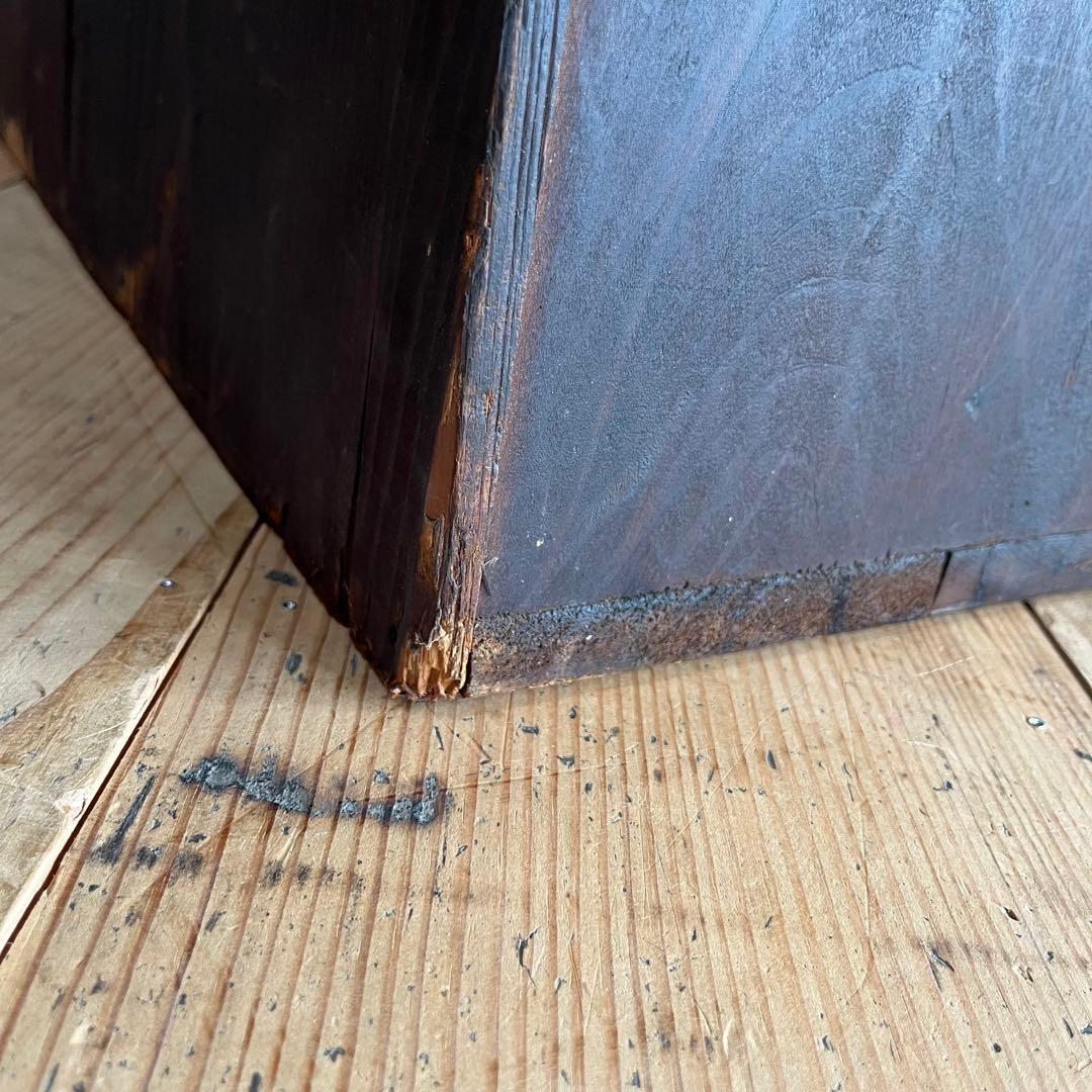 アンティーク チェスト 箪笥 ローボード テレビ台 昭和レトロ 3段 無垢材