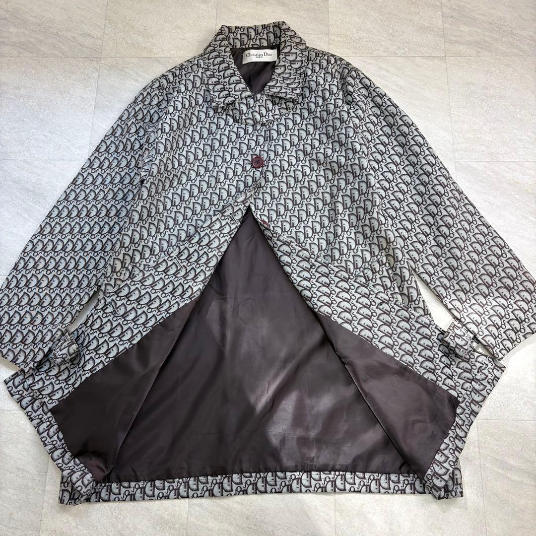 Christian Dior ディオール トロッター柄 コート オブリーク