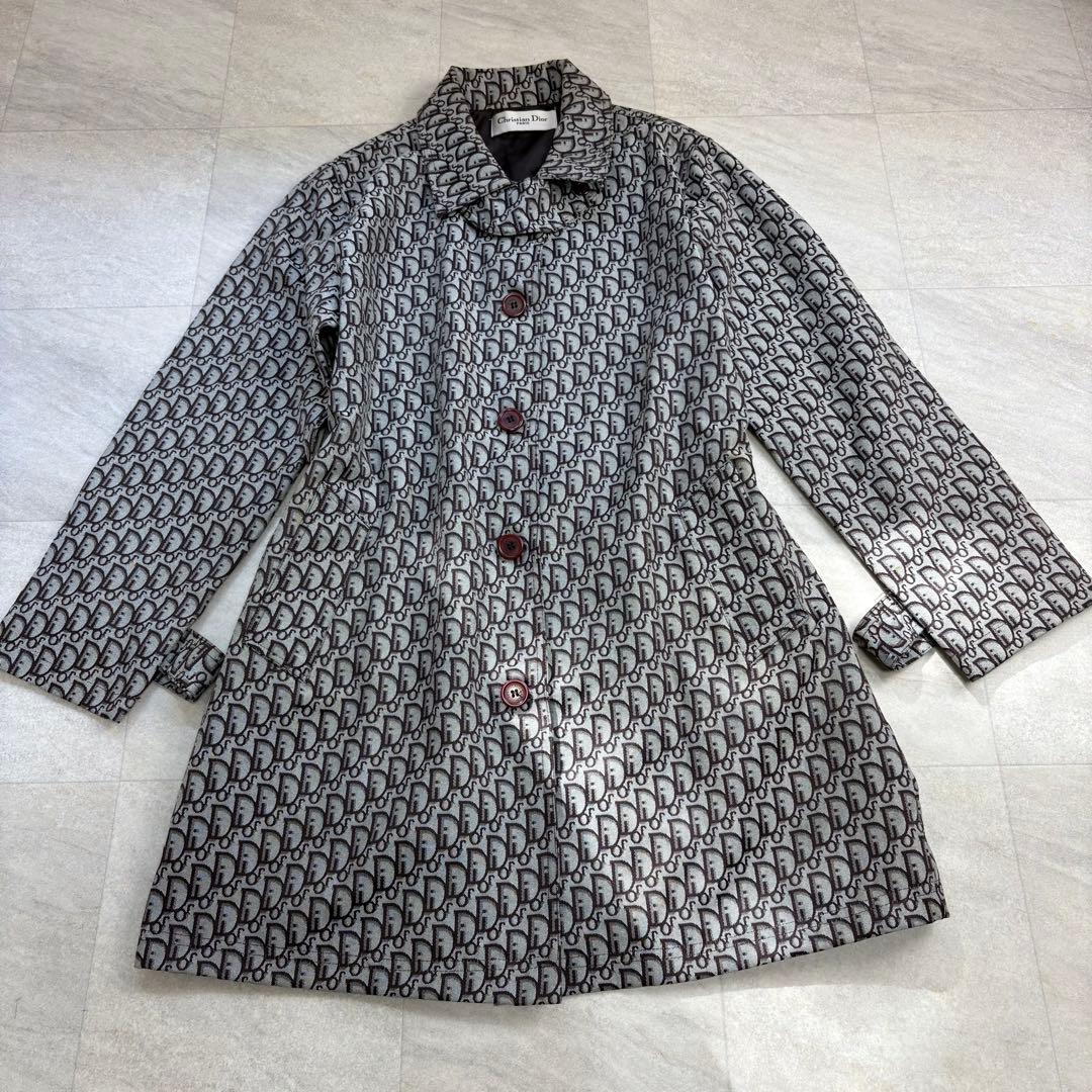 Christian Dior ディオール トロッター柄 コート オブリーク