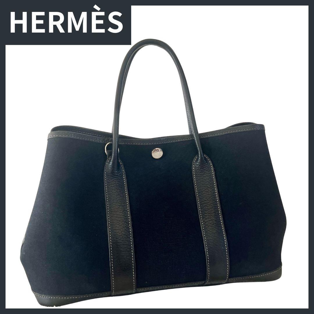 エルメス ガーデンパーティ TPM ブラック トワルオフィシェ