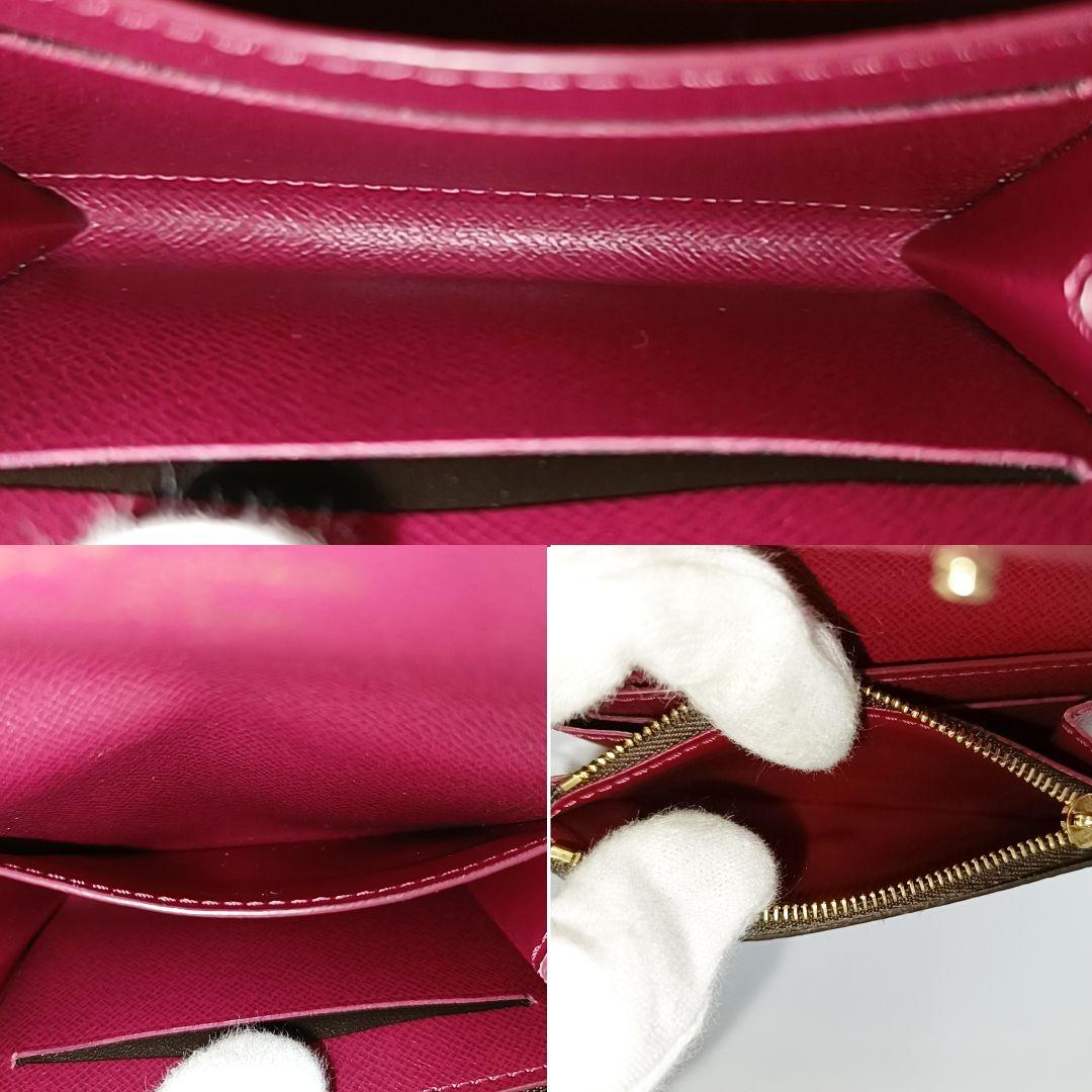 ルイヴィトン モノグラム ポルト モネ ロザリ　フューシャ　ケース　IC