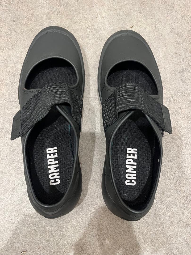 CAMPER ブラック Sako ストラップシューズ　39サイズ