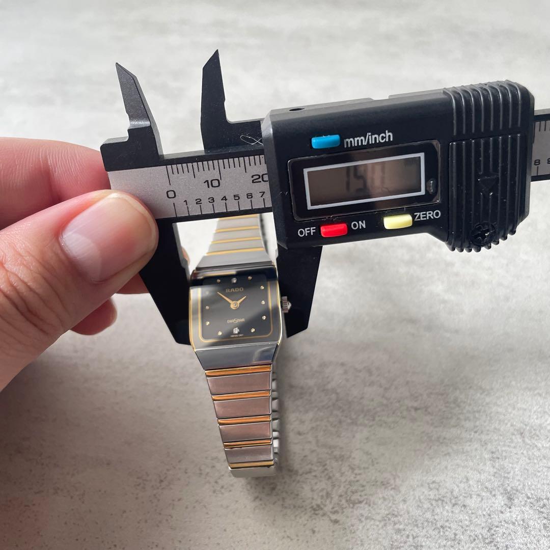 稼動品　RADO ラドー　ダイヤスター　2Pダイヤ　セラミック　腕時計