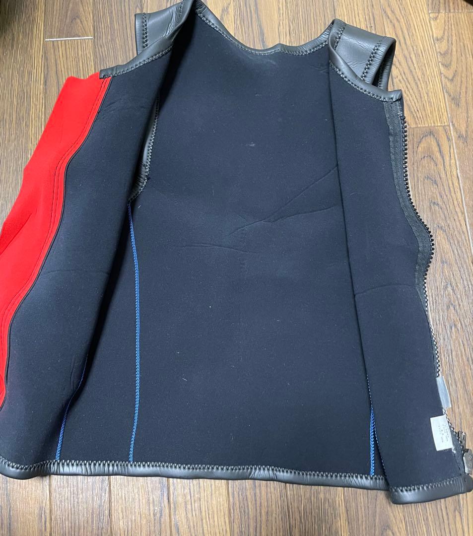 BODY GLOVE ウェットスーツベスト 黒 赤