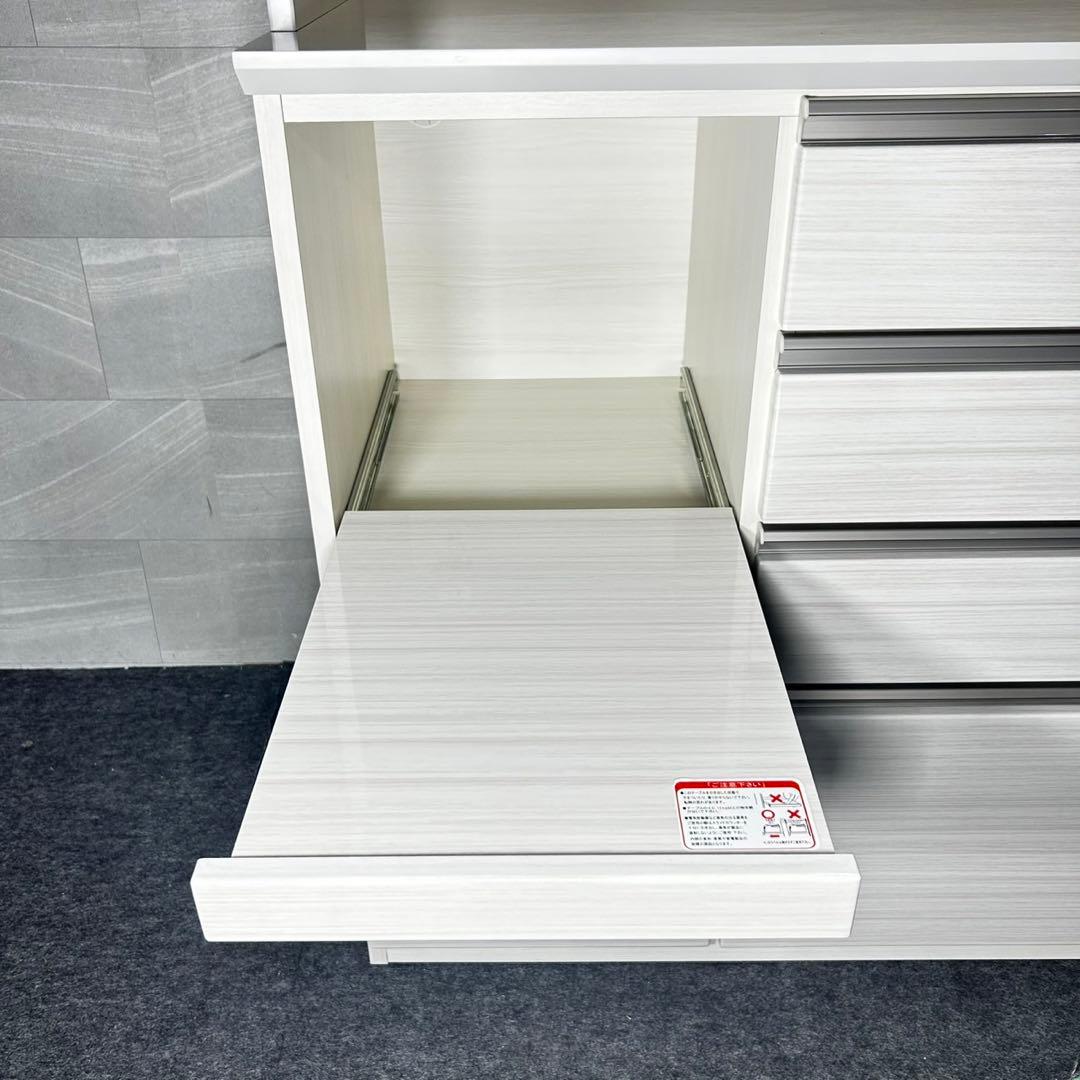 ニトリ 食器棚 幅120cm シンプル キッチンボード 収納 格安 d4852