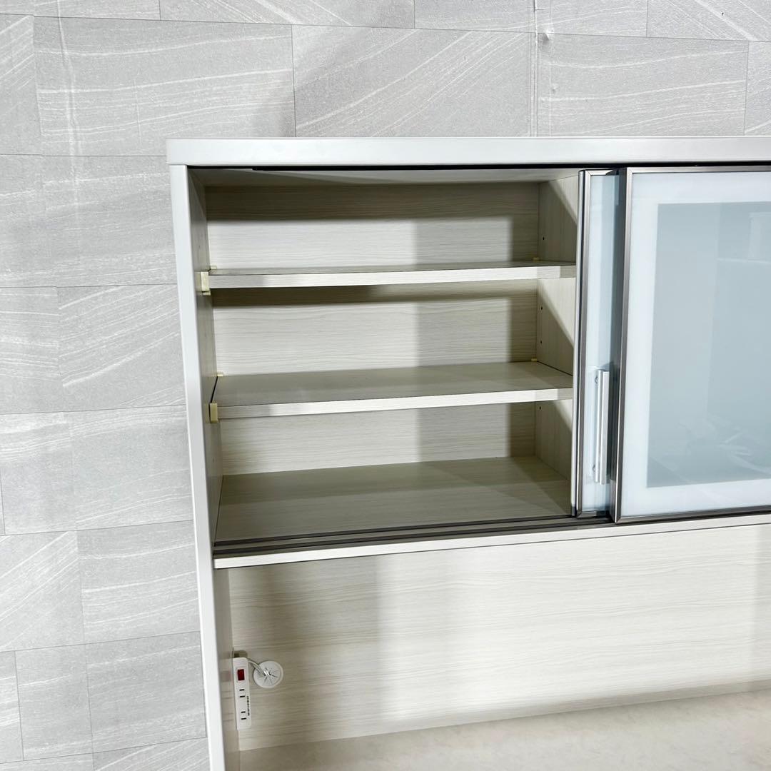 ニトリ 食器棚 幅120cm シンプル キッチンボード 収納 格安 d4852