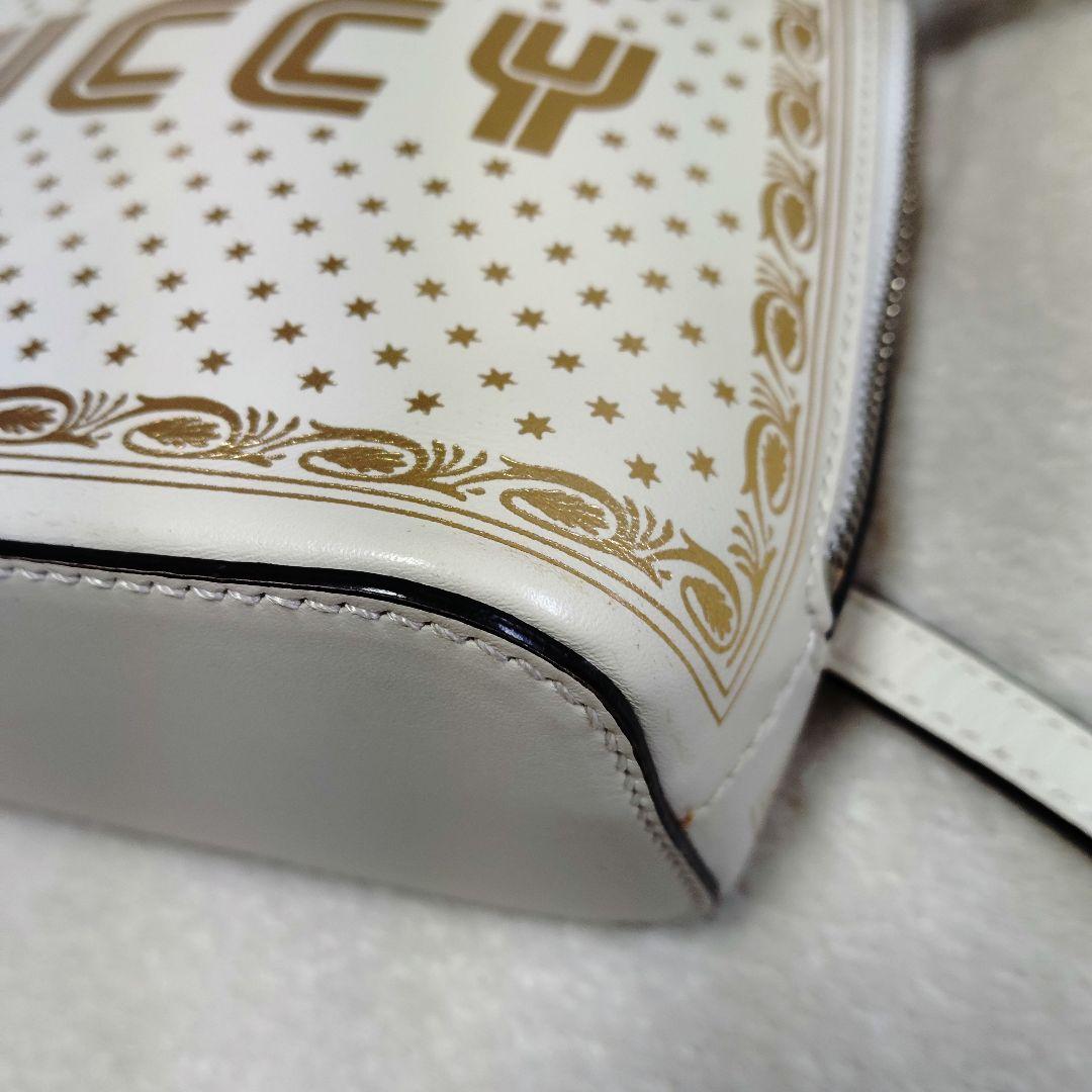 グッチ　セガコラボ　ショルダーバッグ　ミニバッグ　GUCCY　ホワイト　ゴールド