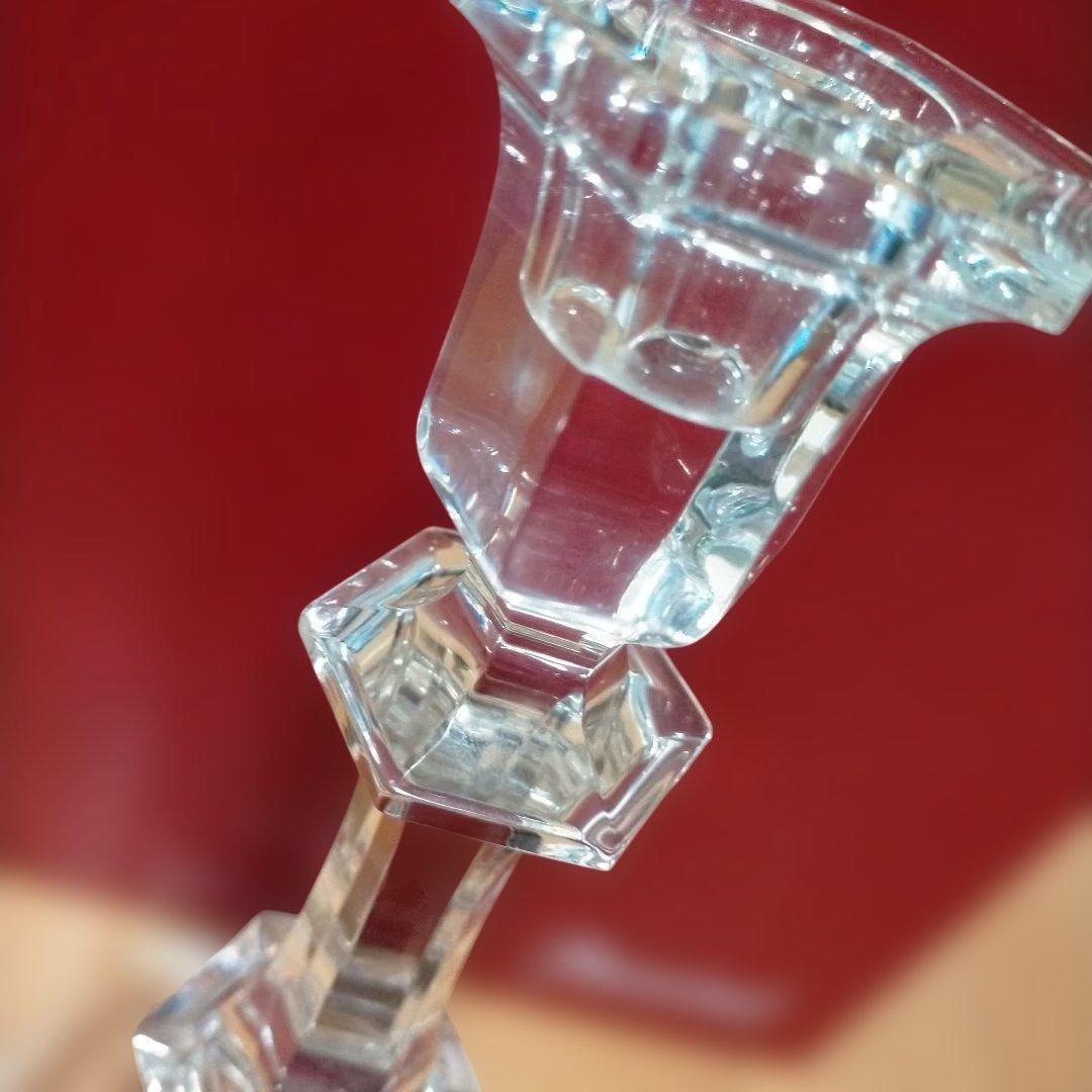 美品 Baccaratバカラ キャンドルスタンド アルクール