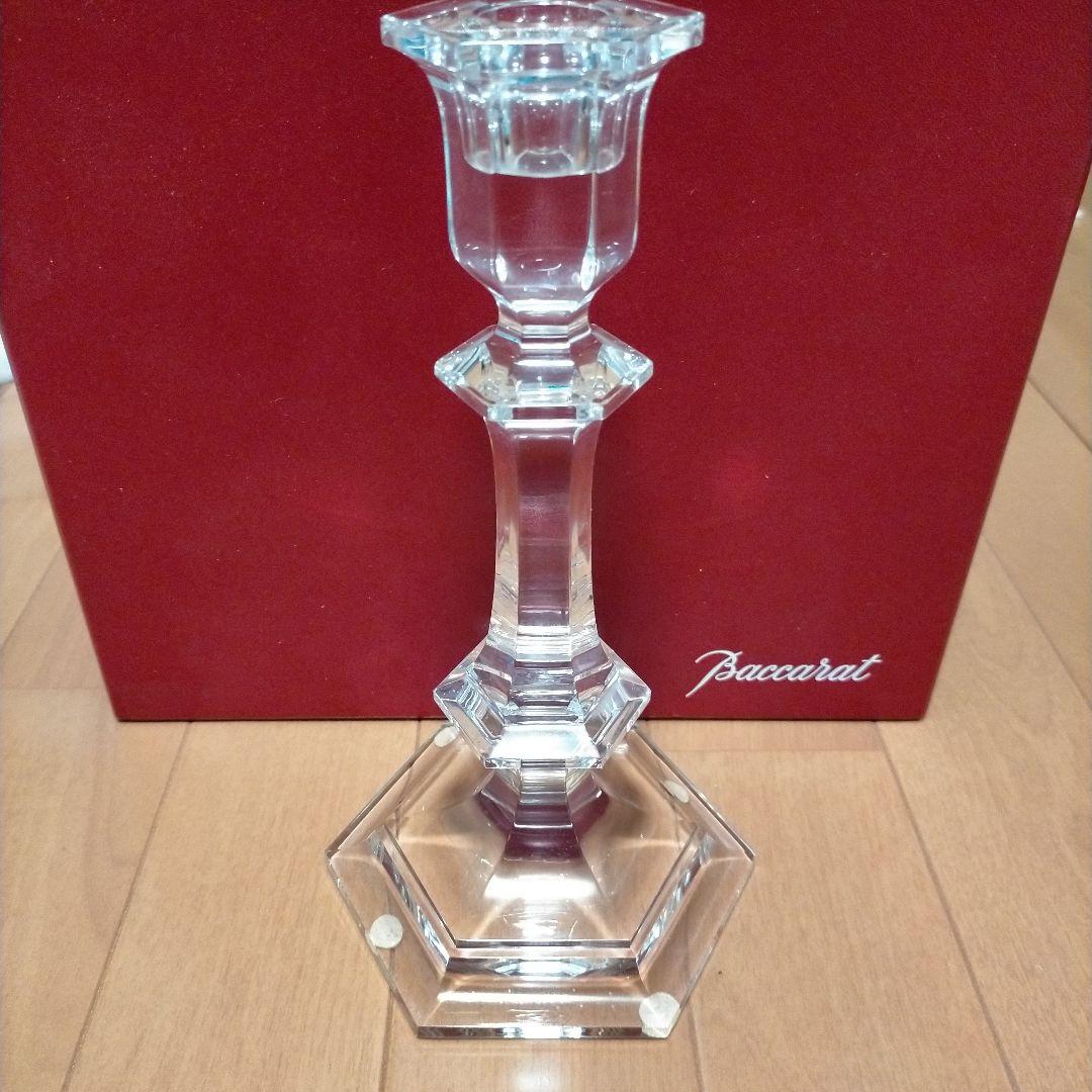 美品 Baccaratバカラ キャンドルスタンド アルクール