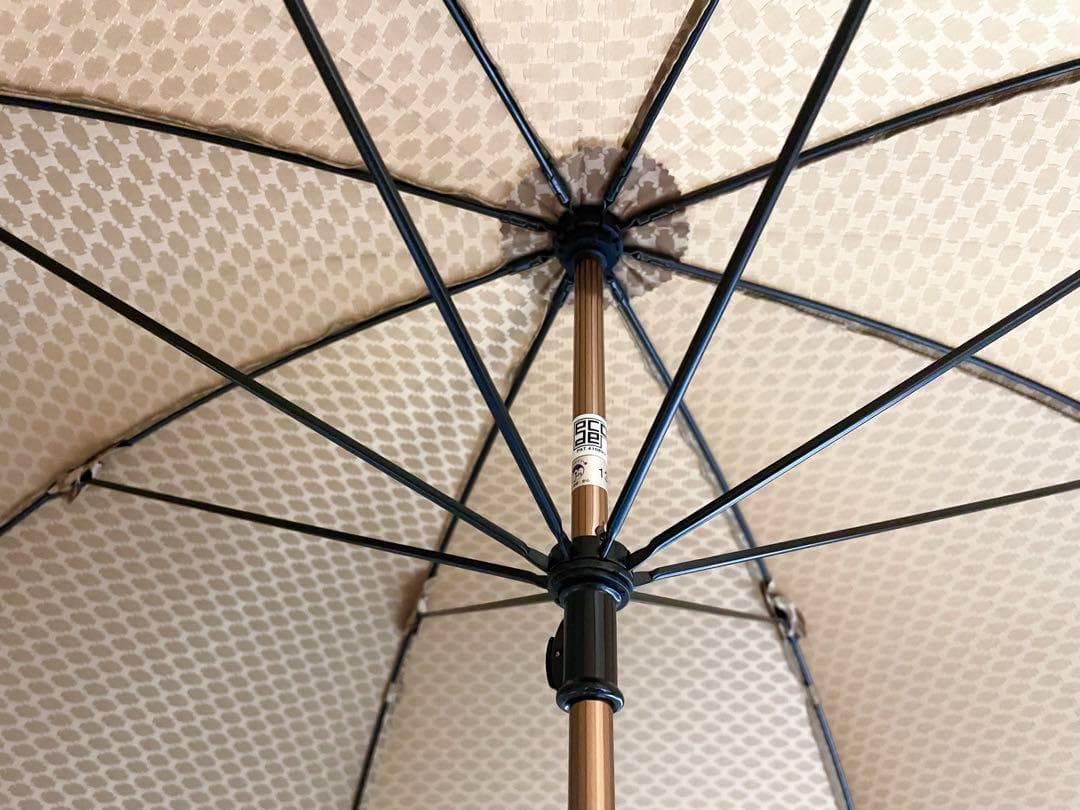 【希少】セリーヌ 傘 マカダム トリオンフ ゴールド