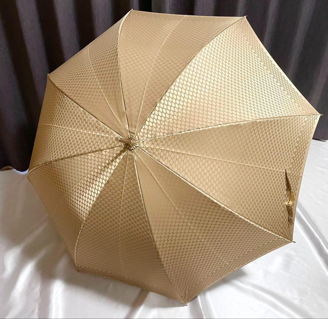 【希少】セリーヌ 傘 マカダム トリオンフ ゴールド