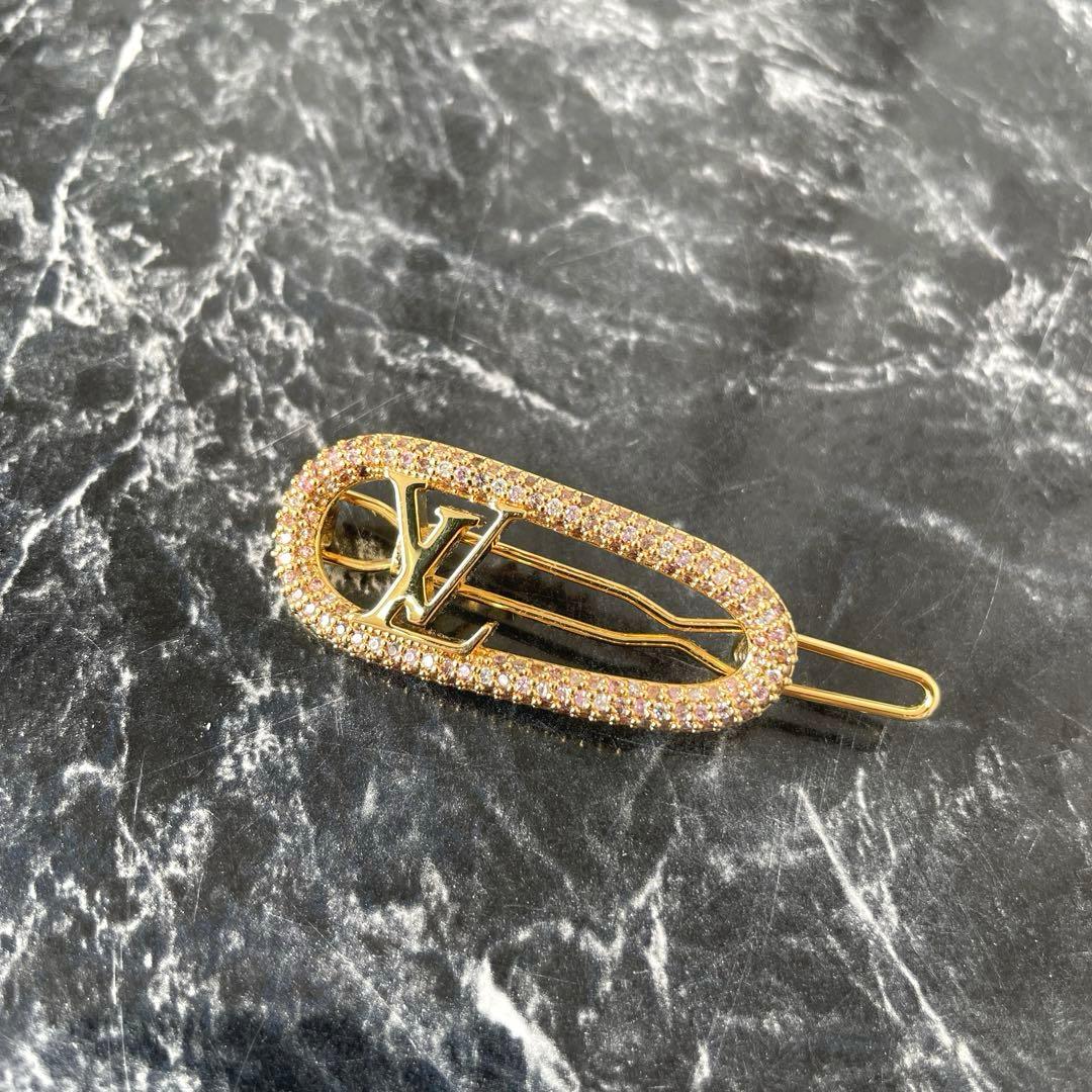 Louis Vuitton ヴィトン バレッタ マイ LV チェーン ヘアピン