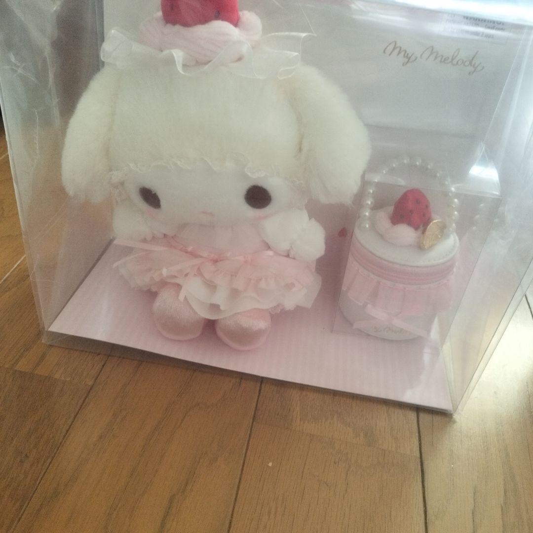 サンリオ　いちごホイップケーキ　ぬいぐるみ&アクセサリーセット　マイメロディ
