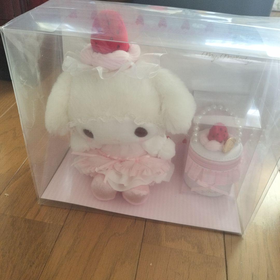 サンリオ　いちごホイップケーキ　ぬいぐるみ&アクセサリーセット　マイメロディ