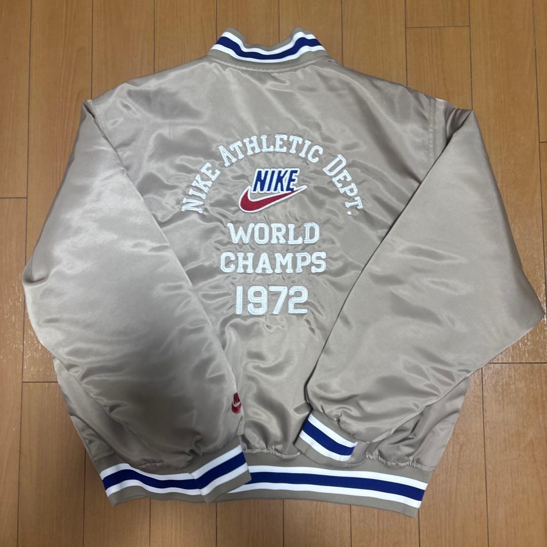 NIKE Dugout Satin Jacket ダグアウト スタジャン XXL