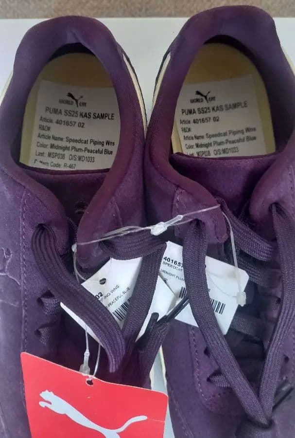 新品未使用　PUMA パープル スニーカー S553 HAS スピードキャット