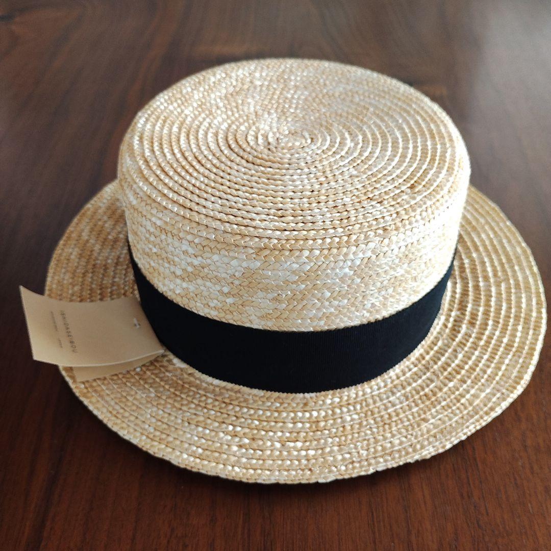 ISHIDASEIBOU 石田製帽　ストローハット　キャノチェ　カンカン帽